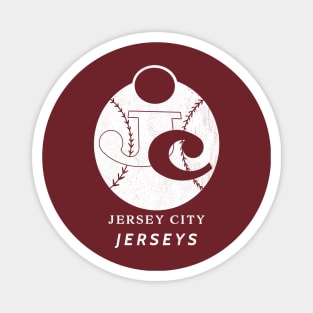 Defunct Jersey City Jerseys Baseball 1960 Magnet